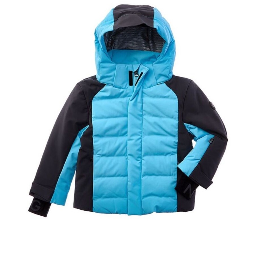 Bogner Kids Ski Jacket Navy and Light Blue.